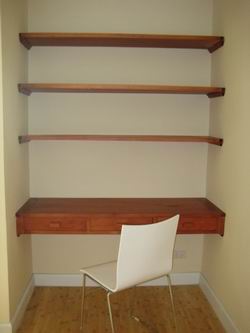 Desk & Shelves